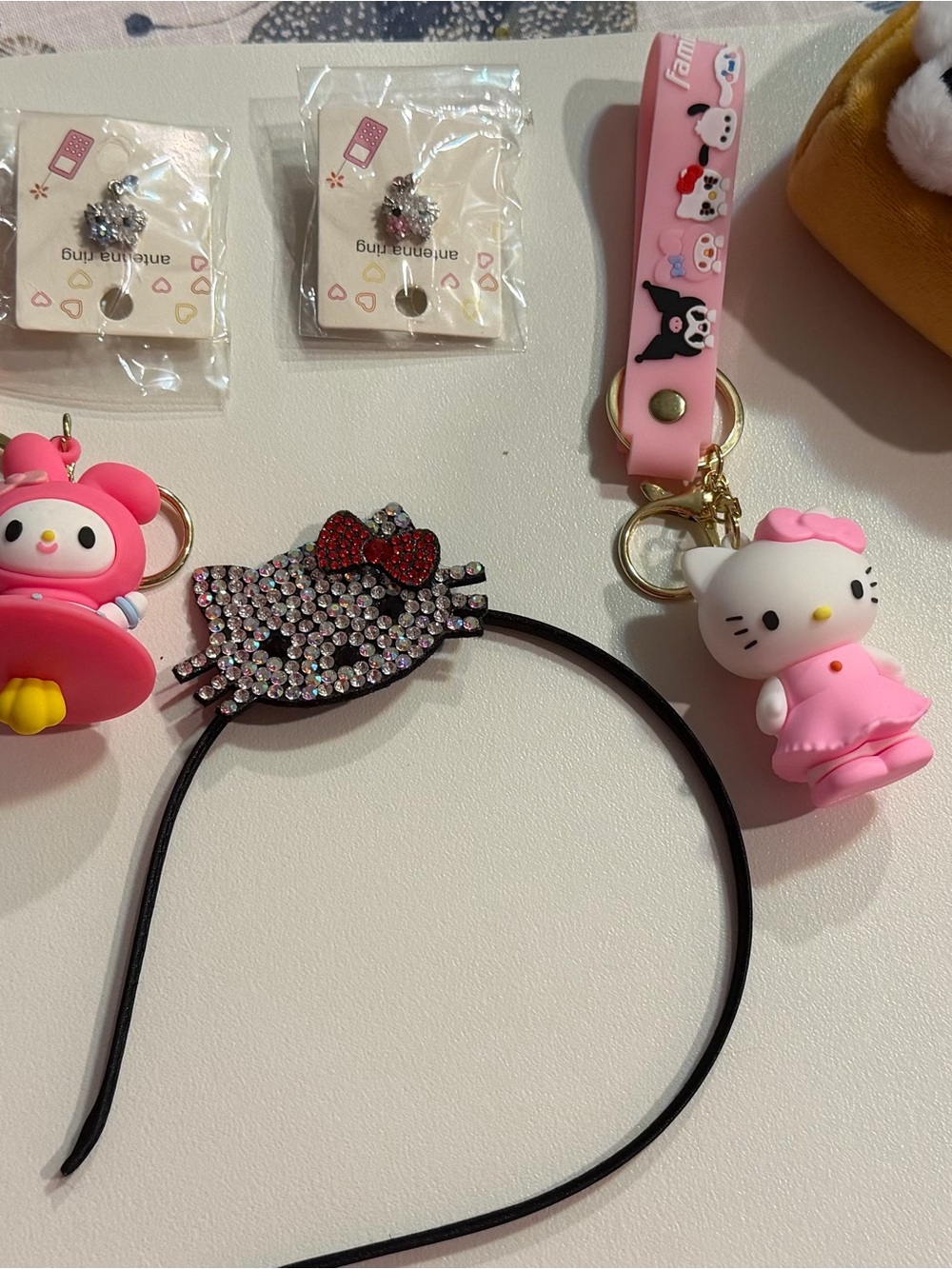 Hello Kitty Black Insulated Lunch Bag filled with Hello Kitty Goodies - Picture 10 of 12